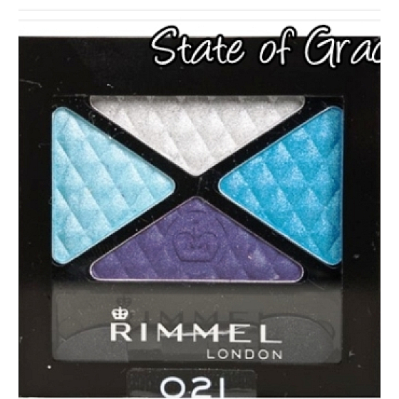 Rimmel London Glam Eyes quad eye shadow 021 State Of Grace 4 g