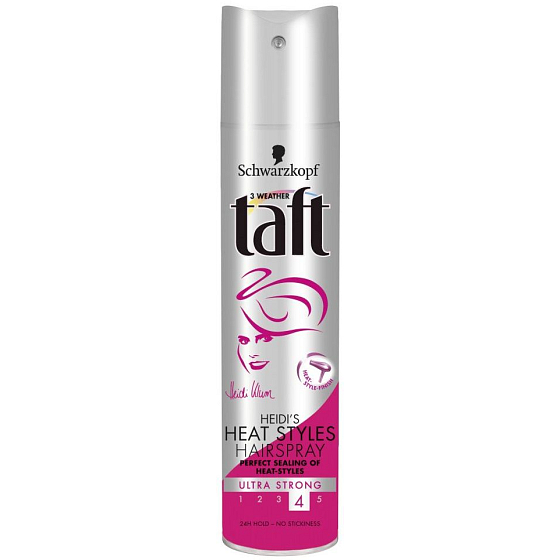 Taft Heidi Heat Styles ultra-strong hairspray 250 ml