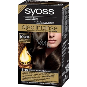 Syoss Oleo Intense Color Ammonia Free Hair Color 3-10 Dark Brown