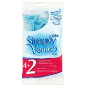 Gillette Venus 2 Simply ready razors with moisturizing tape 4 + 2 pieces for women