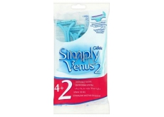Gillette Venus 2 Simply ready razors with moisturizing tape 4 + 2 pieces for women
