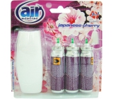 Air Menline Japanese Cherry Happy Air Freshener Complete + Refills 3 x 15 ml Spray