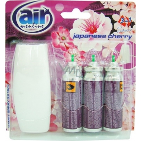Air Menline Japanese Cherry Happy Air freshener set + refills 3 x 15 ml spray