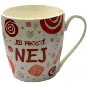 Nekupto Twister mug with the inscription You are simply the best 0.4 liter