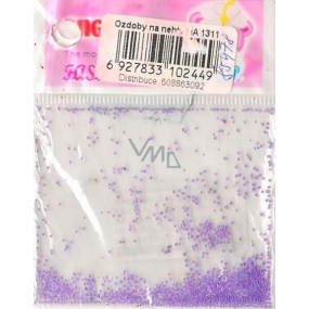 Angel Nail decorations balls lilac 1 pack