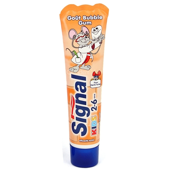 Signal Kids Buble Gum 2-6 years with chewing gum flavor toothpaste for children 50 ml
