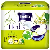 Bella Herbs Tilia intimate flavored pads with wings 12 pieces