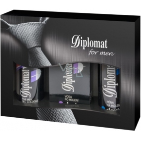 Astrid Diplomat Classic shaving foam 200 ml + aftershave 100 ml + deodorant spray 150 ml, for men cosmetic set