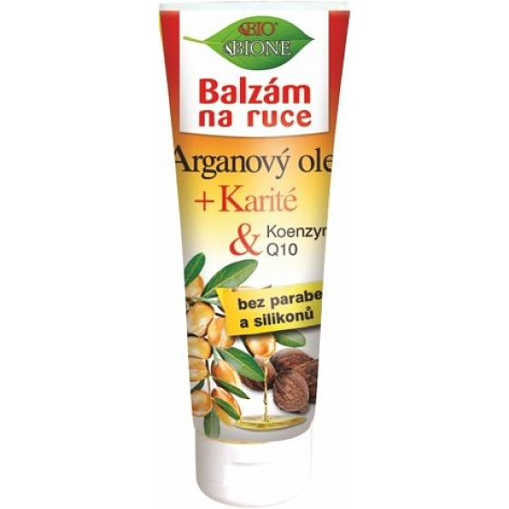 Bione Cosmetics Argan Oil & Shea Butter & Coenzyme Q10 Hand Balm for All Skin Types 205 ml
