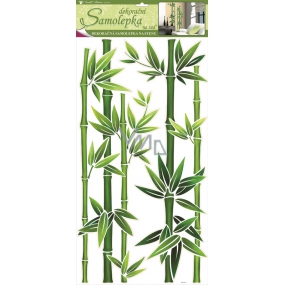 Bamboo wall stickers green 60 x 32 cm