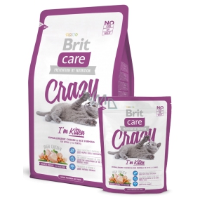 Brit Care Chicken + rice 1-12 months for kittens 2 kg Super premium hypoallergenic complete food