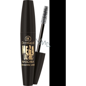 Dermacol Mega Lashes Dramatic Look Mascara 01 Black 13 ml