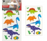 Tattoo decals colored children's Little dinosaurs 10.5 x 6 cm