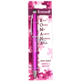 Nekupto Stylus Ballpoint Pen named Romana