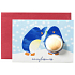 Bomb Cosmetics Merry Penguin Christmas Christmas Card with Bath Blaster 50g