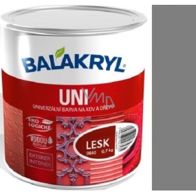 Balakryl Uni Gloss 0111 Light gray universal paint for metal and wood 700 g