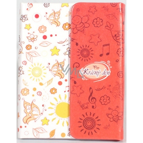 Nekupto Gift Center Notepad with dedication For a beautiful day 10.5 cm x 8.5 cm x 1 cm