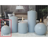 Lima Ice pastel candle light blue sphere 80 mm 1 piece