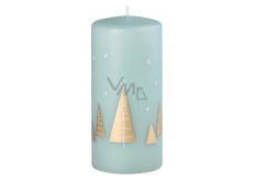 Arome Trees candle turquoise cylinder 70 x 150 mm 410 g