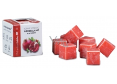 Cossack Pomegranate natural fragrant wax for aroma lamps and interiors 8 cubes 30 g