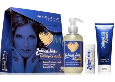 Regina Care Set Deer Suet Liquid Soap 250 ml + Deer Suet hand and body cream 75 ml + Deer Suet traditional lipstick 28 g, cosmetic set