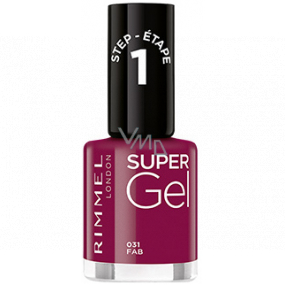 Rimmel London Super Gel nail polish 031 FAB 12 ml