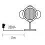 Emos Star Projector warm and cool white + 3 m power cable