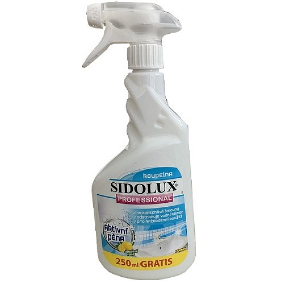 Sidolux Professional Bathroom Cleaner with Active Foam Sprayer 750 ml