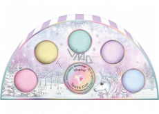 Baylis & Harding Beauticology Unicorn sparkling bath ball 5 x 100 g + bath salt 50 g, cosmetic set for children