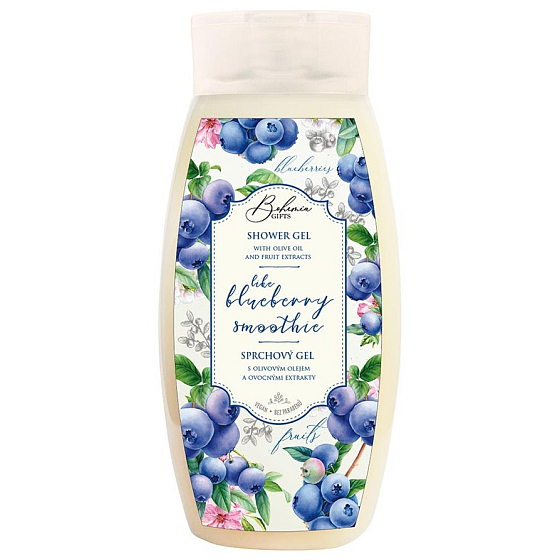 Bohemia Gifts Like Blueberry Smoothie cream shower gel 250 ml