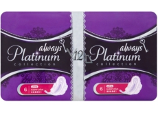 Always Platinum Collection Ultra Super Plus intimní vložky 2 x 6 ks