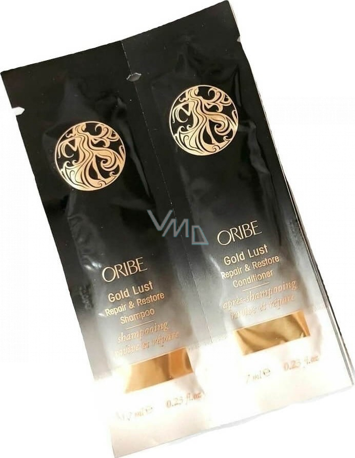 Oribe Gold Lust luxury rejuvenating shampoo and conditioner for damaged