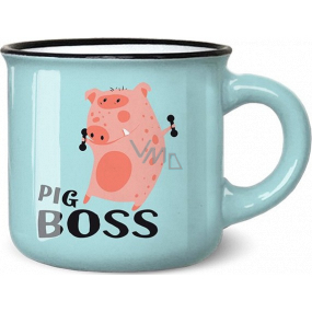 Nekupto Mini Coffee Mug Pig Boss 100 ml