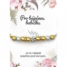 Albi Beaded bracelet For a wonderful grandmother 18,5 cm