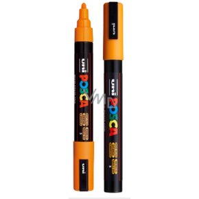 Posca Universal acrylic marker 1,8 - 2,5 mm bright yellow (orange) PC-5M