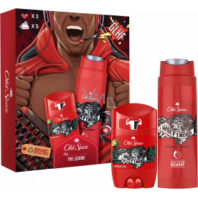 Old Spice Wolfthorn 2in1 shower gel and shampoo 250 ml + deodorant stick 50 ml, cosmetic set for men