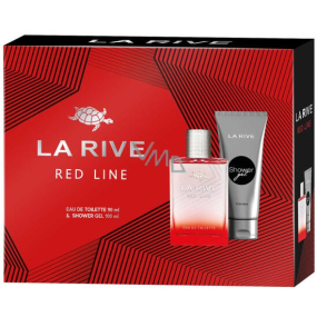 La Rive Red Line eau de toilette 90 ml + shower gel 100 ml, gift set for men