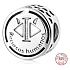 Charm Sterling silver 925 Human Resources, bead on bracelet employment