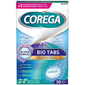 Corega Cleaning Tablets Bio Tabs, 30 pcs