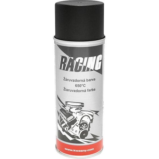 Auto-K Racing heat-resistant paint 650 °C, black, 400 ml