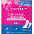 Carefree Cotton Flexiform panty liners, 56 pcs