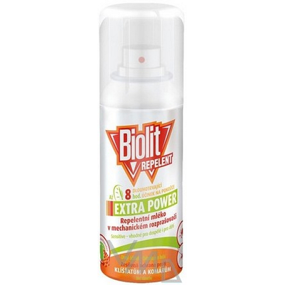 Biolit Extra Power repellent milk 110 ml spray