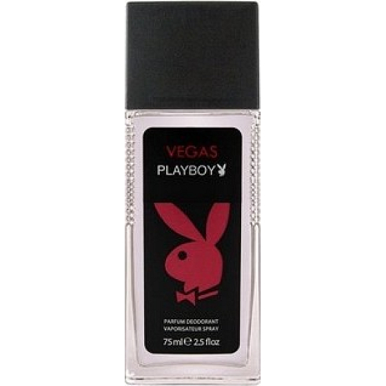 Playboy Vegas perfumed deodorant glass for men 75 ml
