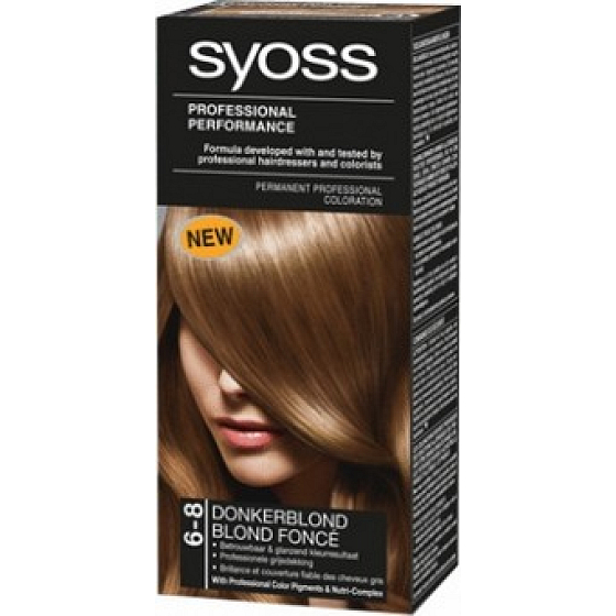 Syoss Professional Hair Color 6 - 8 Dark Fawn - VMD parfumerie - drogerie