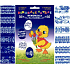 Foil for eggs patterns blue-white 12 pieces in a package (shrink camisoles)