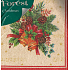 Forest Paper napkins 1 ply 33 x 33 cm 20 pieces Christmas Bells with ribbon