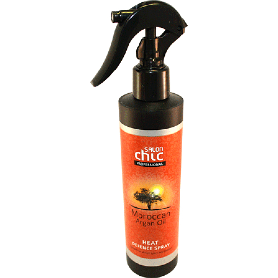 Salon Chic Professional Moroccan Argan Oil Hair Spray for Protection Against Heat and Dryness 200 ml