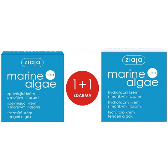 Ziaja Marine Algae Spa Seaweed Moisturizing Cream 50 ml + Marine Algae Spa Seaweed Firming Face Cream 50 ml