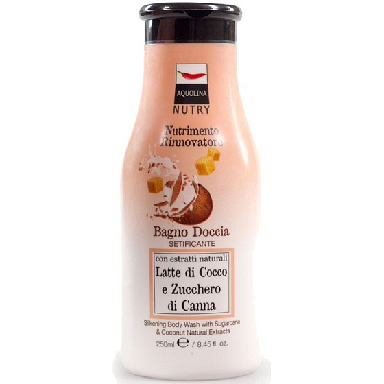 Aquolina Nutry Sugarcane & Coconut shower gel 250 ml