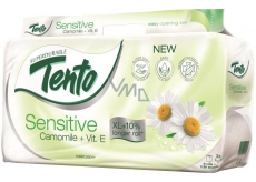 Tento Sensitive Camomile + vitamín E parfémovaný toaletní papír 3vrstvý 8 rolí